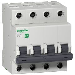 EZ9F56416 | Schneider Otomatik Sigorta - 16 Amper, 4 Kutup , 6kA, C Eğrisi - Easy