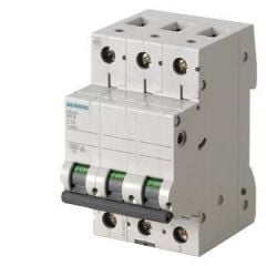 5SL6363-7 | Siemens 63A; 3 FAZLI; 70 mm; ANAHTARLI OTOMATİK SİGORTA; 6kA; C TİPİ; YAVAŞ KARAKTERLİ