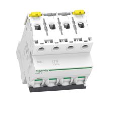 A9F73410 | Schneider Otomatik Sigorta - 10 Amper, 4 Kutup , 6kA, B Eğrisi