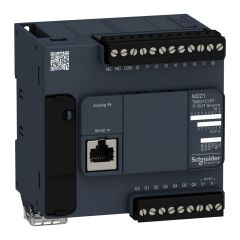 TM221C16T | Schneider Modicon M221 16 giriş/çıkış Kontrolör - 9 Dijital Giriş, 7 Dijital Çıkış - TM221C16T