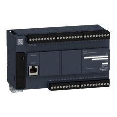 con M221 40 giriş/çıkış Kontrolör - 24 Dijital Giriş, 16 Röle Çıkışı - TM221C40R