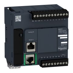 TM221CE16T | Schneider Modicon M221 16 giriş/çıkış Kontrolör - Ethernet Haberleşmeli 9 Dijital Giriş, 7 Dijital Çıkış - TM221CE16T