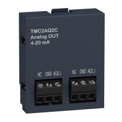 TMC2AQ2C | Schneider Modicon M221 2 çıkış Kartuş Genişletme Modülü - 2 Analog Çıkışı (4-20 mA) - TMC2AQ2C