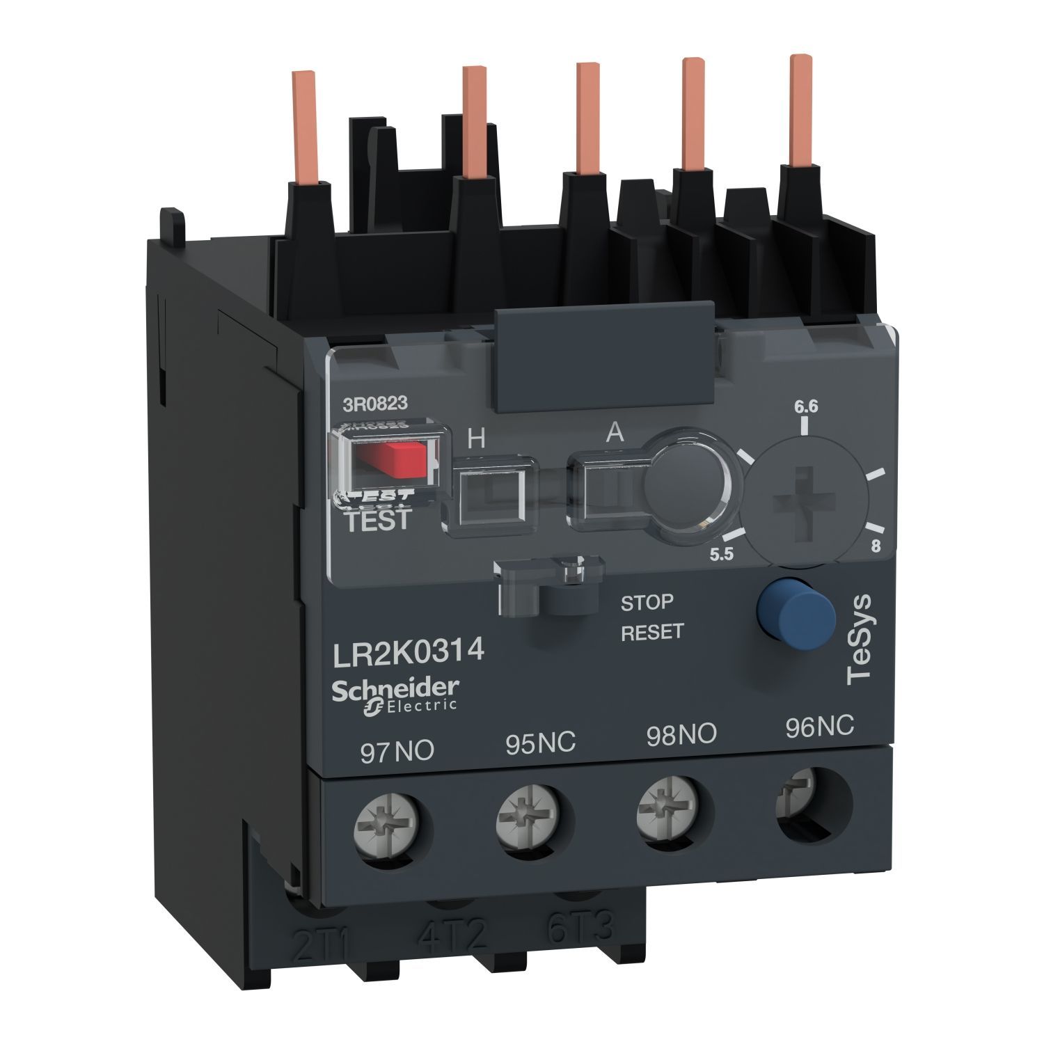 LR2K0314 | Schneider TeSys K Serisi 5,5-8A Termik Aşırı Yük Rölesi - Sınıf 10