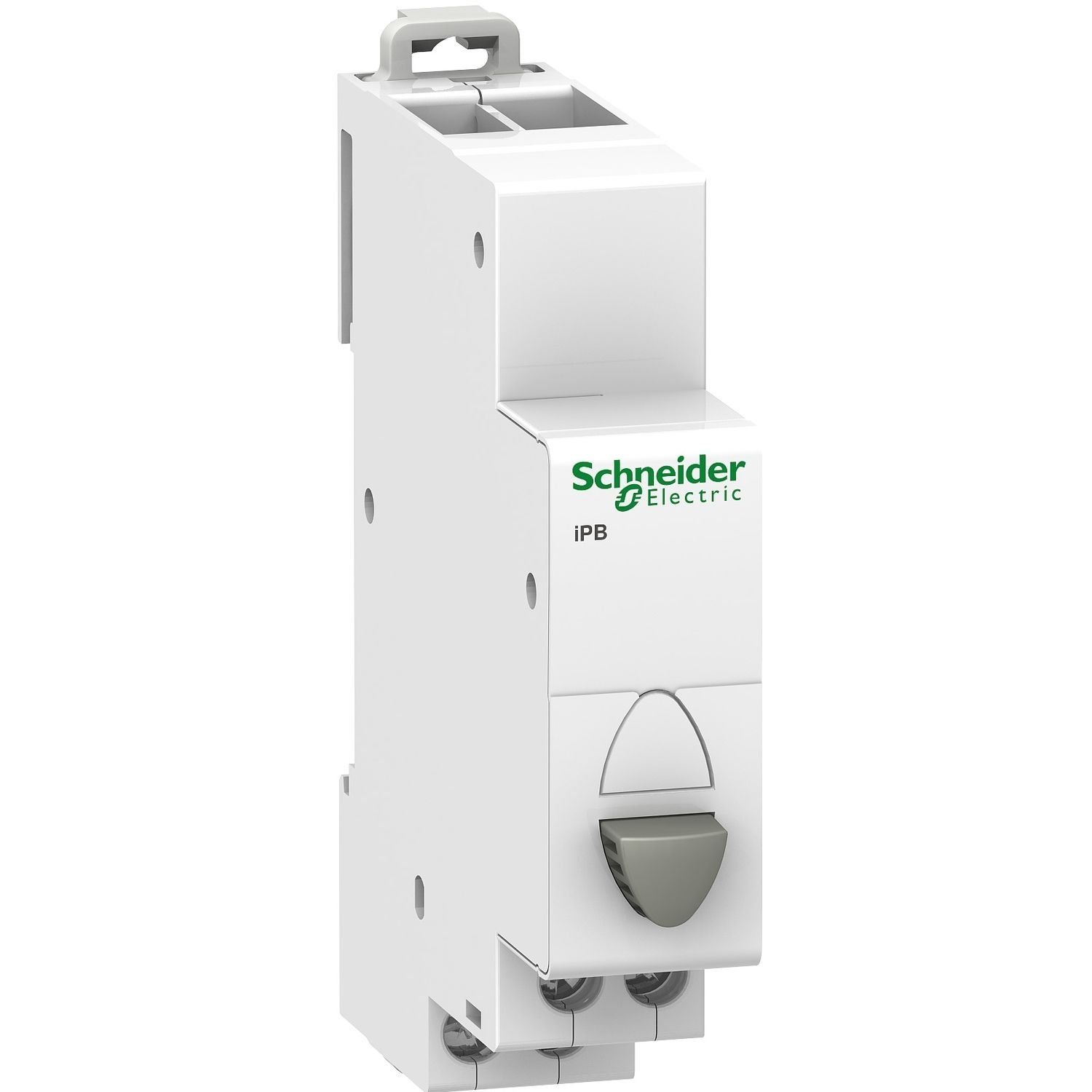 A9E18033 | Schneider iPB 1NA+1NK Kontaklı- Tekli Butonlar, Tekli, Gri