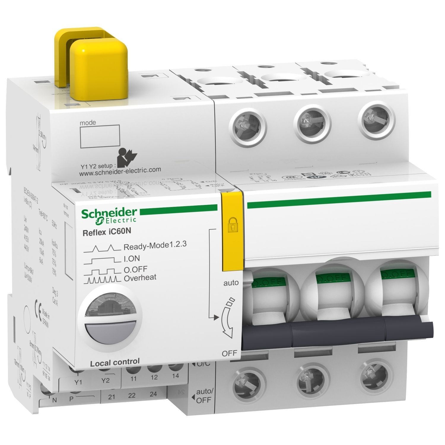 A9C62310 | Schneider Reflex iC60N 3P 10A C Eğrisi