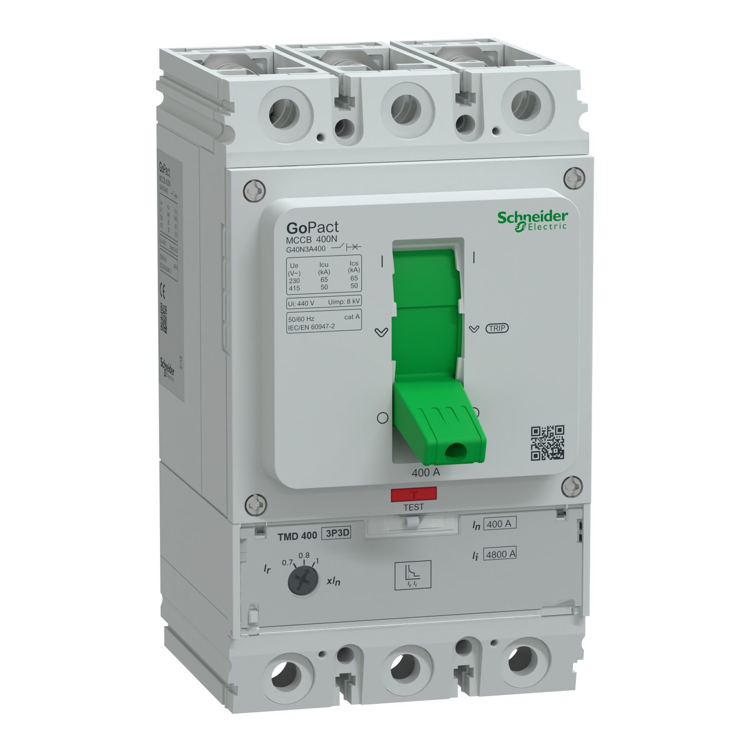 G40N3A400 | Schneider GOMCCB 400N 3P3D 400A Ayarlanabilir