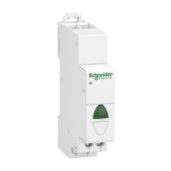 A9E18321 | Schneider iIL  Tekli Işıklı Butonlar, Yeşil