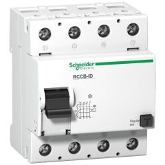 16905 | Schneider rezidüel akım devre kesici ID Fi - 4 kutup - 125 A - 30mA - sınıf AC