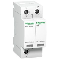 A9L08500 | Schneider Kartuşlu Tip AG Parafudr - 1P+N, 2,5kA, 1,1kV - Topraklama Sistemi (TT, TN-S)