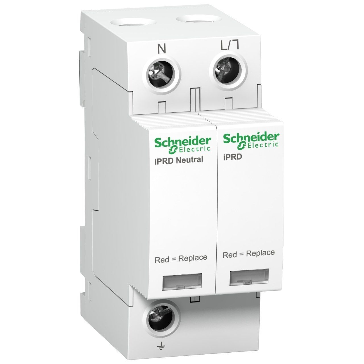A9L08501 | Schneider Kartuşlu Tip AG Parafudr - 1P+N, 2,5kA, 1,1kV - Topraklama Sistemi (TT, TN-S)