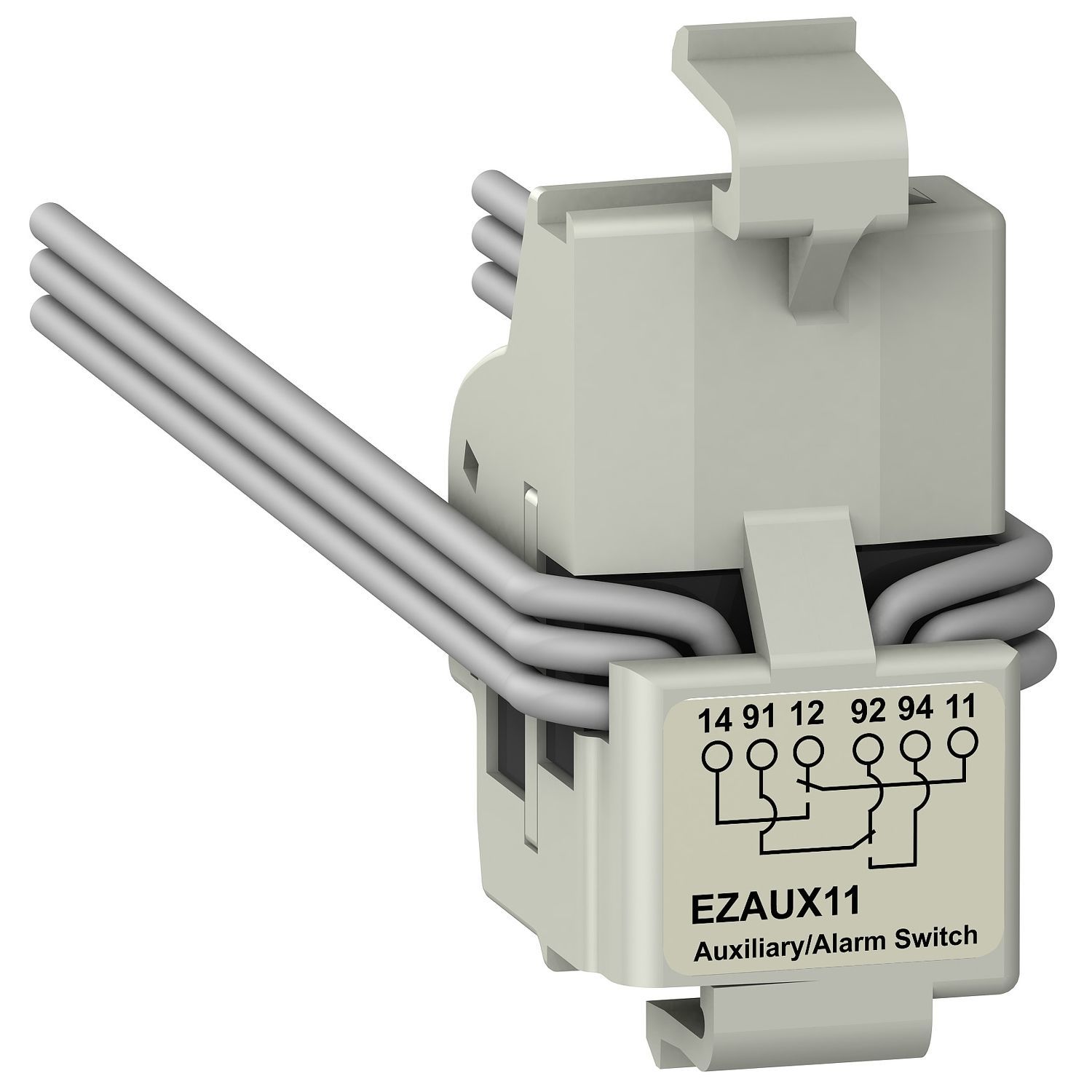 EZAUX11 | Schneider Easy Serisi EZ100 İçin 2NA/2NK AX/AL yardımcı alarm kontağı - 200-240 VAC