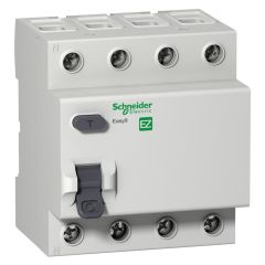 EZ9R05425 | Schneider Kaçak Akım Koruma Rölesi - 25 Amper, 4 Kutup , 30mA , AC Sınıfı - Easy
