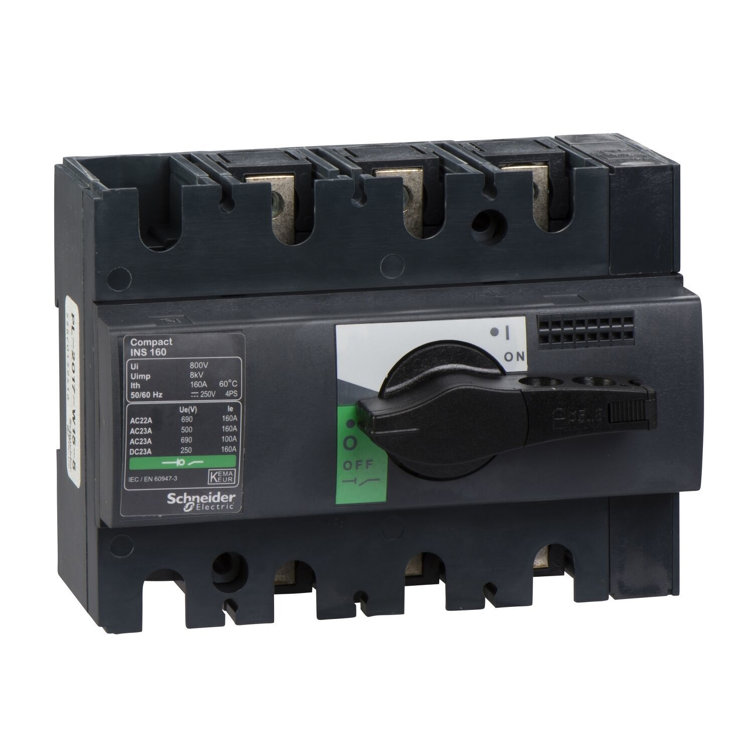 28912 | Schneider Yük ayırıcı Compact INS160 - 3 kutuplu - 160 A