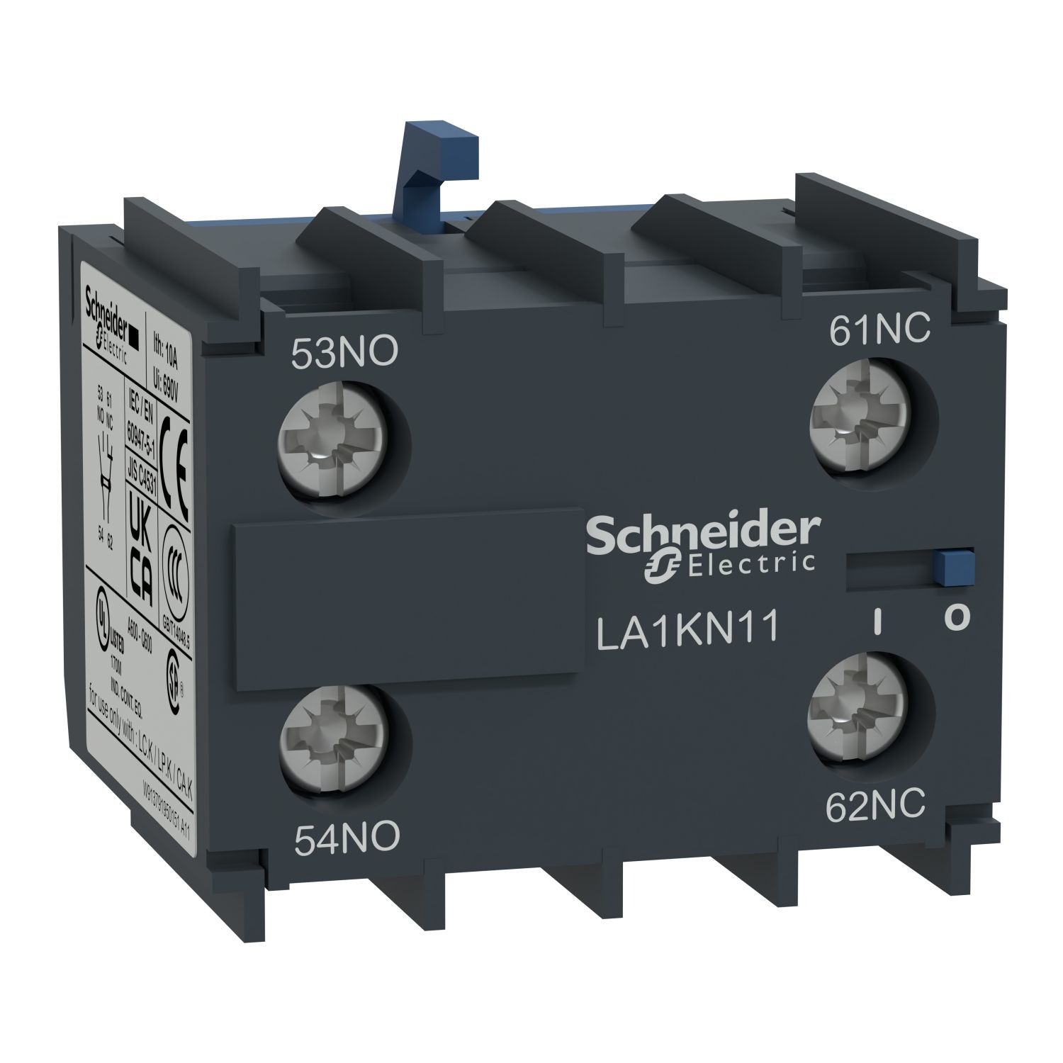 LA1KN11 | Schneider TeSys K Serisi İçin Yardımcı Kontak Bloğu - 1NA+1NK